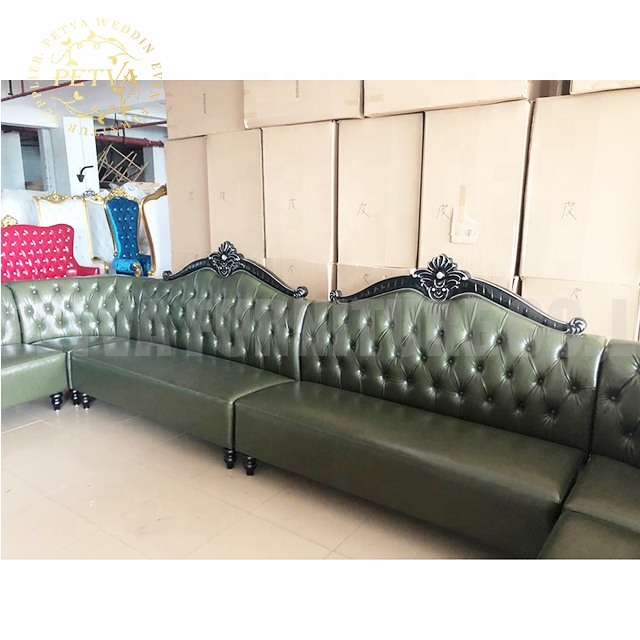 Ktv Couches Luxury Living Room Leather Sectional Sofa Living Room Furniture Set With Table 