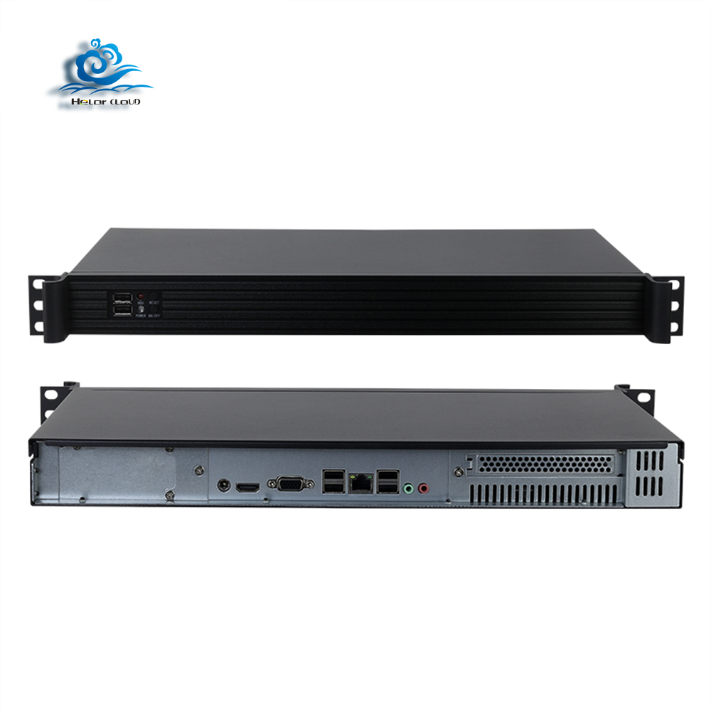 Fanless Industrial Mini Pc Computer Iot Fanless Rugged 1u Server J1900 I3 I5 I7 X86 2 Ethernet Channel Wifi Ssd Linux Ubuntu 