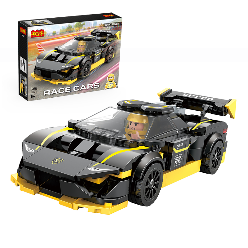 Kids Educational Technic Model Racing Car Bricks Building Blocks Sets Sports Car Blocks Toys 