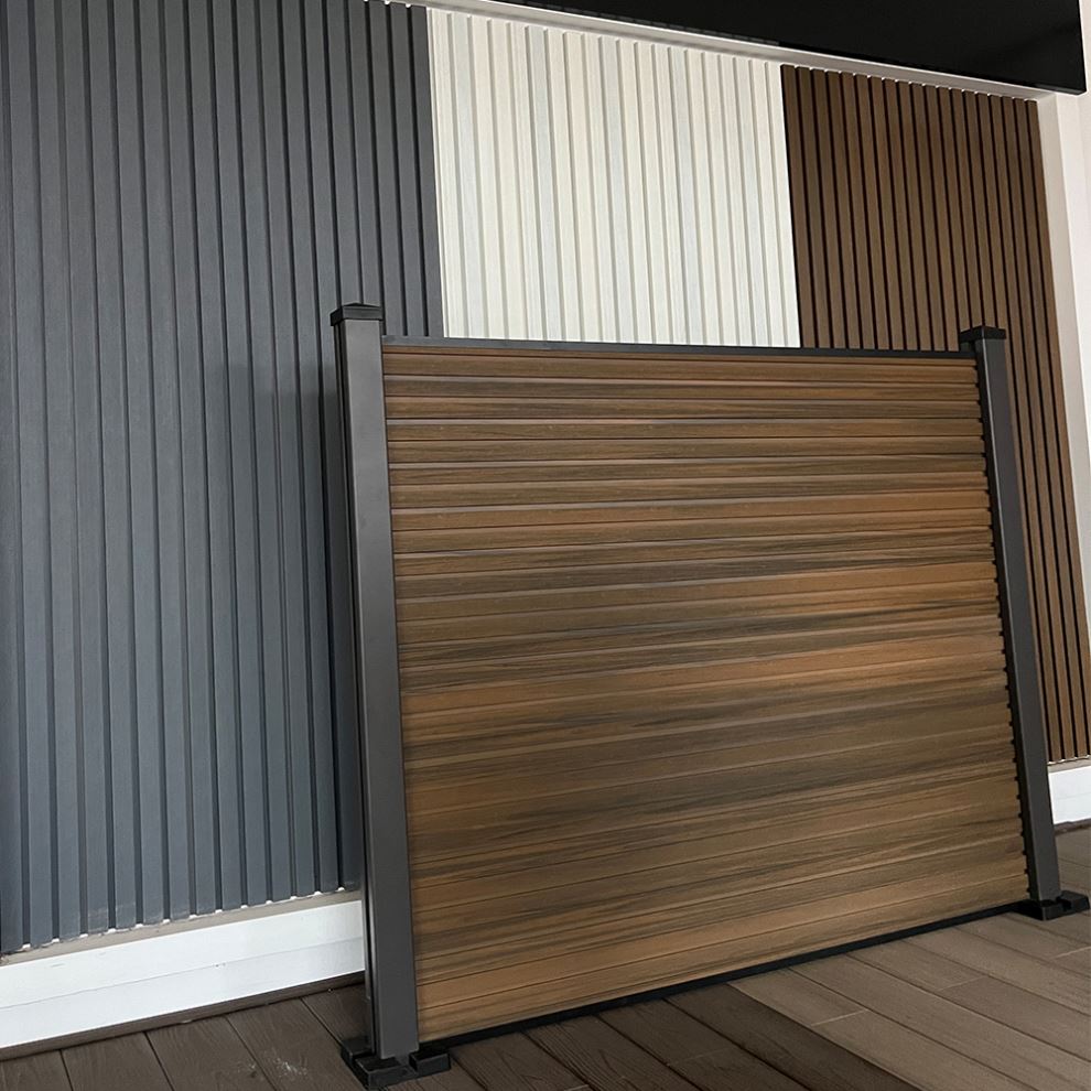 Waterproof Outdoor Composite Anti-uv Wood Plastic Modern Ce Certified Wpc Fence Of Garden Balcony 