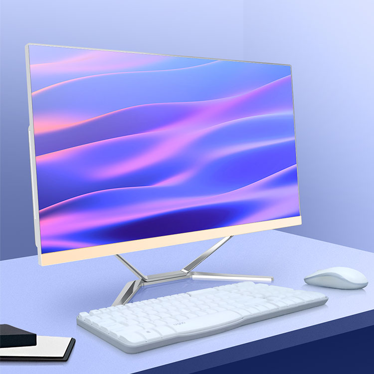 Wholesale 23.8" 21.5 Inch All In One I5 Business Pc Touchscreen All-in-one Monoblock Barebone Aio Desktop Computer 