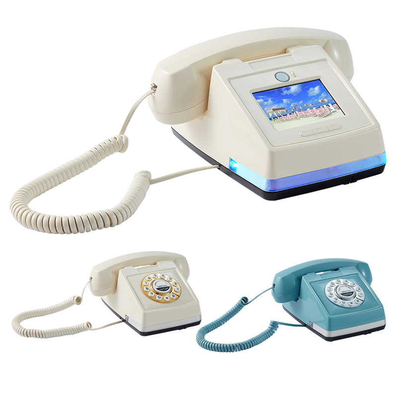 Vintage Phone Voice Message 16gb Mp3 Recorder Wedding Party Voice Guest Book Phone Customized Audio Guestbook Phone For Wedding 