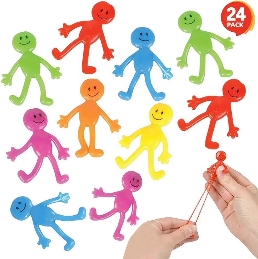 Stretchy Smile Face Men Stress Relief Fidgeting Toys For Kids And-adults,5 Vibrant Colors,Sensory Toys For Autism And Adhd 