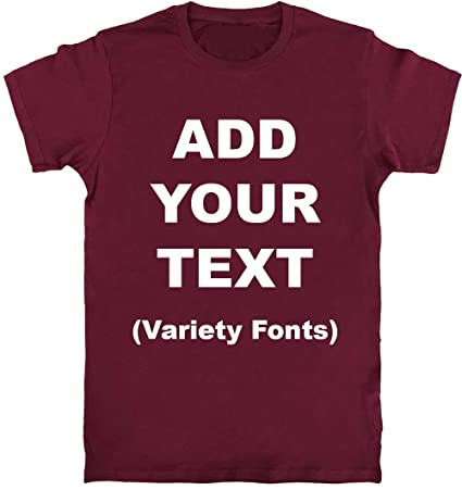 Enter Your Text And Picture Here To Customize Menswear Diy Print Your Own Personalized Text/picture T-shirt Only On The Front 