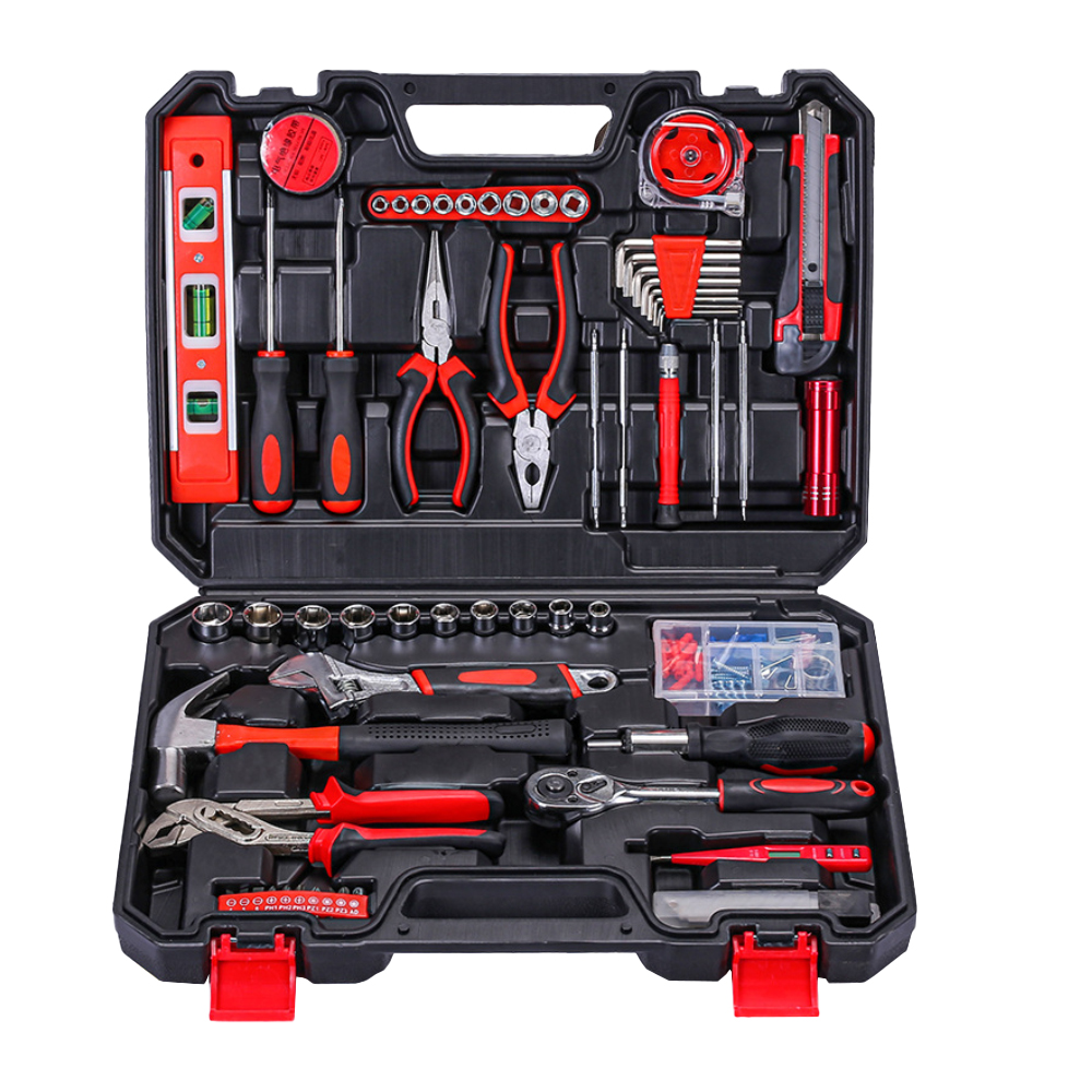Diy Hand Tool Collection Household Maintenance Tools Plastic Toolbox Kit General Purpose Home Improvement Home Repair Tool Set 