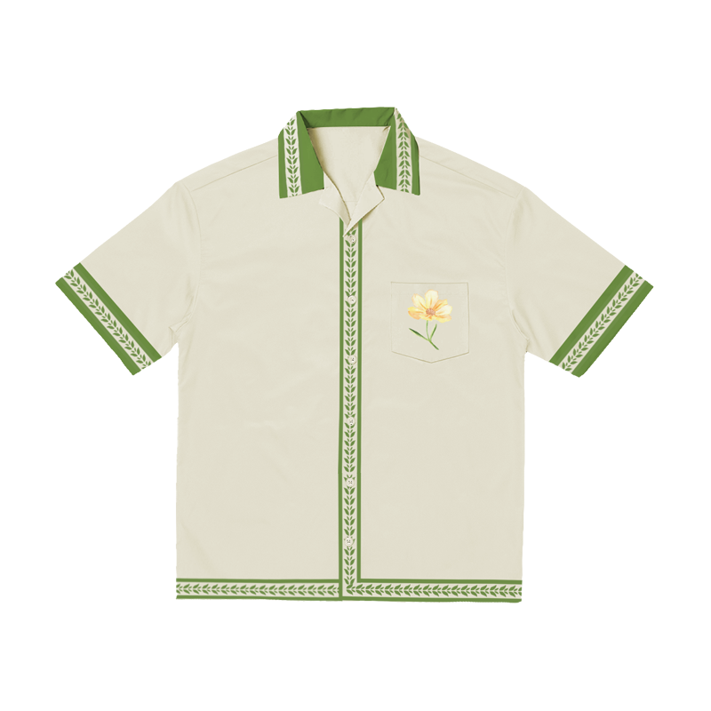 Customized Men's Printed Short Sleeved Shirt With A Holiday Style And Trendy Retro Cuban Collar Shirt For New Shirts 