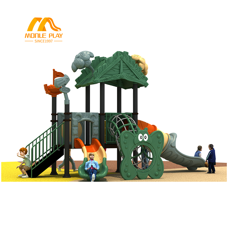 Commercial Children Plastic Amusement Park School Game Playground Toys Play Sets Kids Outdoor Playground Equipment With Slide 