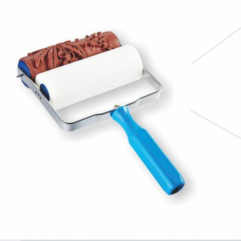 Home Improvement Tools Decorative Machine Rubber Paint Roller Pattern Design Roller 6 Inches 